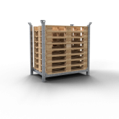 Stacking pallet | for DB flat pallets | Height: 1.16 m